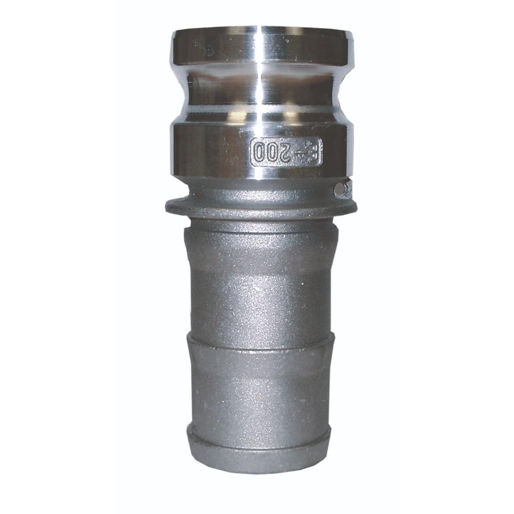 Aluminium Type E Camlock x Hosetail