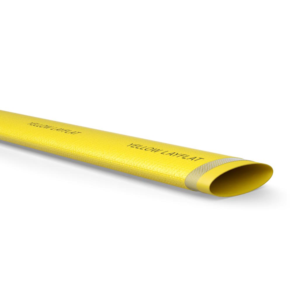 Yellow 6bar PVC Layflat Discharge Hose