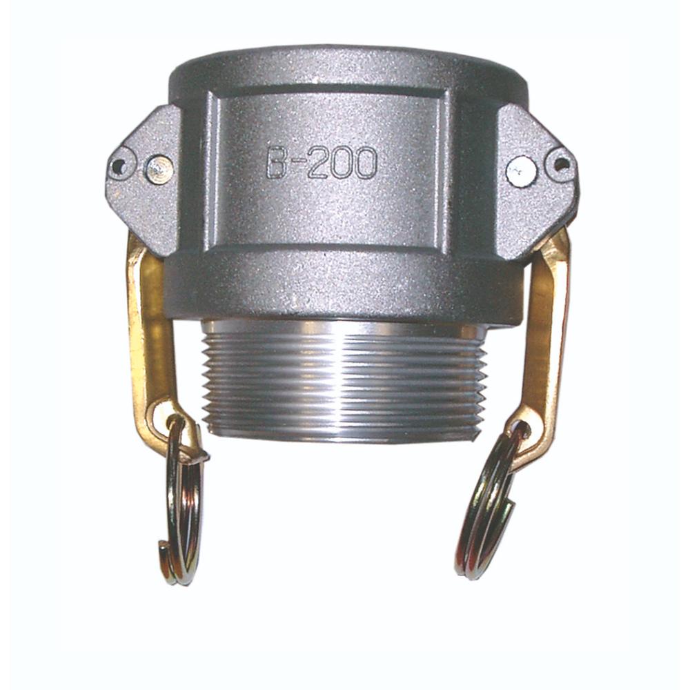 Aluminium Type B Camlock x BSPT Male